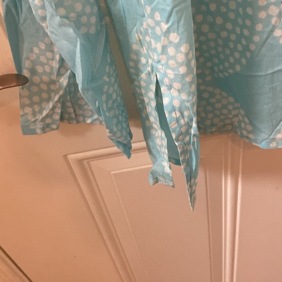 See Design Big Wheels NWT Turquoise.Caftans, XL, 100% Cotton, made in India - Picture 3 of 5